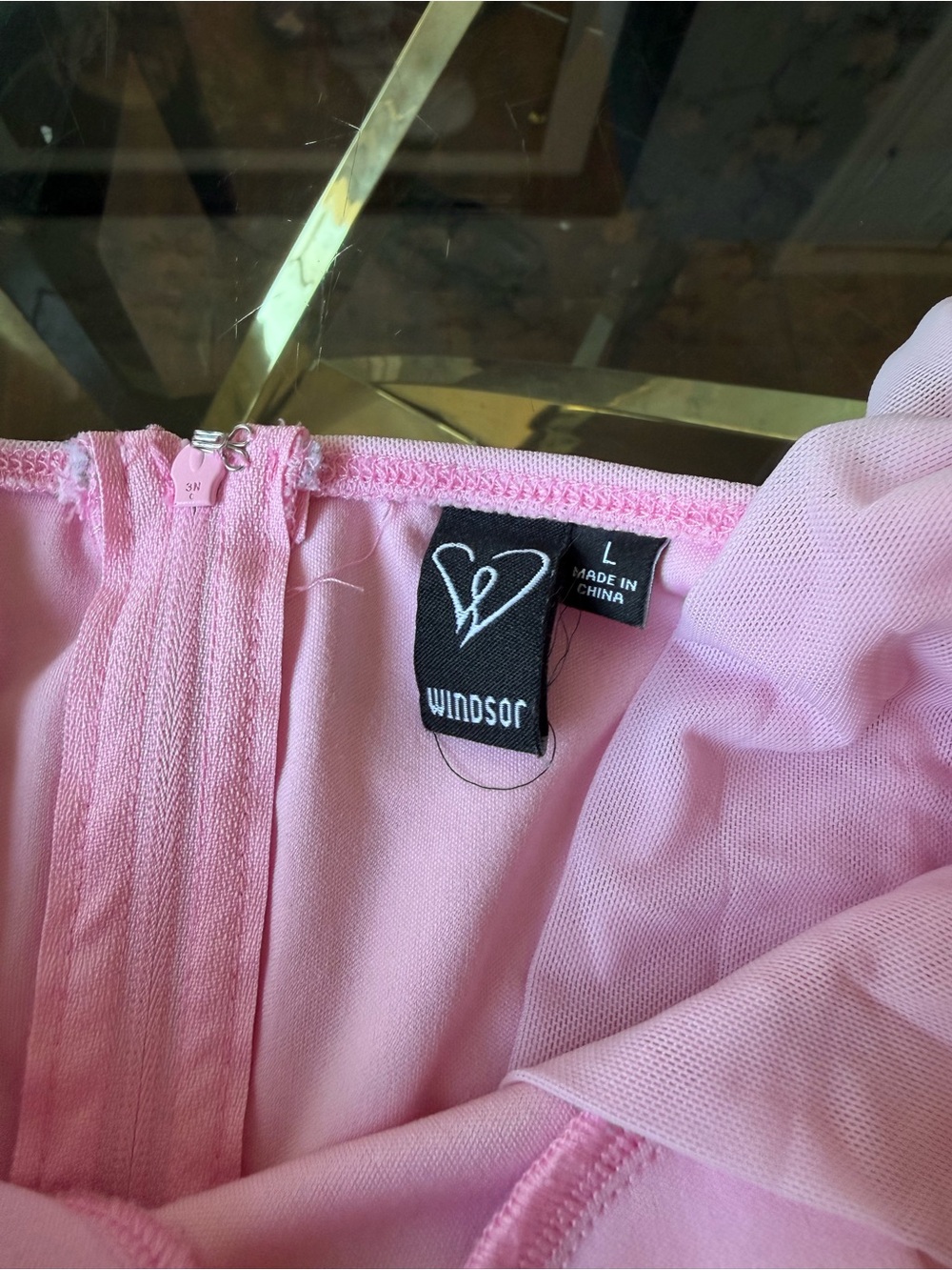 Windsor Pink Ruched Sweetheart Mini Dress - Picture 4 of 5
